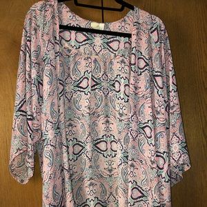 Francesca’s patterned kimono